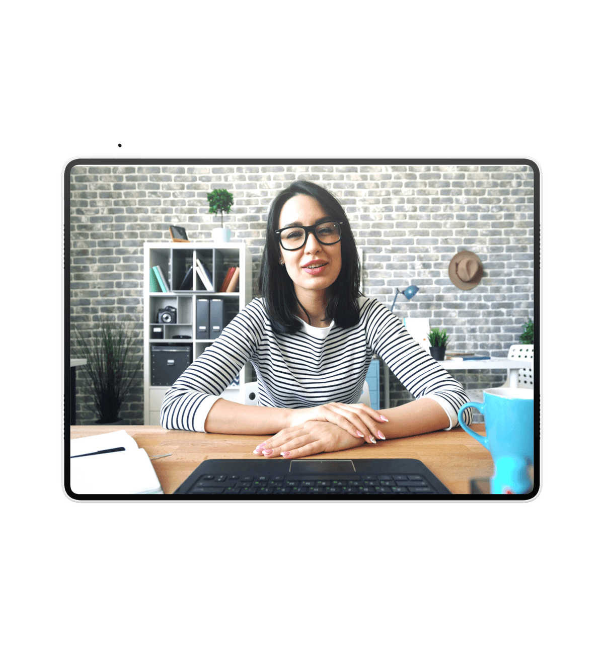 Consulenza psicologica online tramite video call su iPad